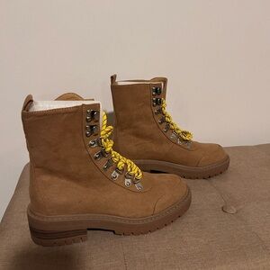 Brown Combat Boots